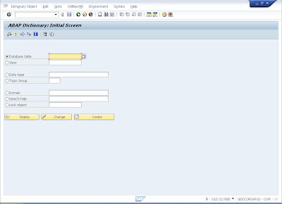 ABAP Dictionary