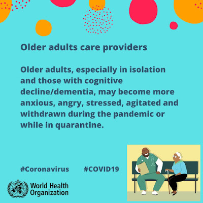 Older adults advice for care providers from WHO