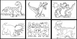 Free Dinosaur Colouring Pages