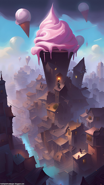 ice cream city, alien, ice cream apocalypse,ice cream,concept art,free wallpaper,phone wallpaper,ai concept art,awesome,cute,288,origami icecream concept art,hotchpotch wallpaper,cute ice cream wallpaper, origami art,summer ice cream wallpaper,colourful ice cream art, ai art,293,ice cream mania,hotchpotch wallpaper,cute ice cream,cup ice cream,ice cream wallpaper,ice cream drawing,ice cream cartoon,concept art,alien world