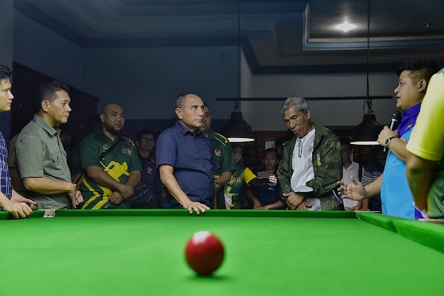 Gubernur Edy Tantang Cabor Biliar Sumbang 12 Medali Emas di PON 2024