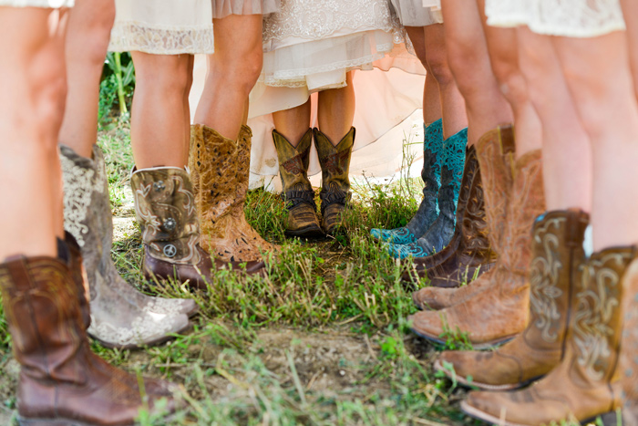 Bridesmaids Cowgirl Boots / Merry Character Photography