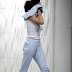 Selena Gomez in White Tank Top and Sweatpants – Los Angeles 04/01/2020