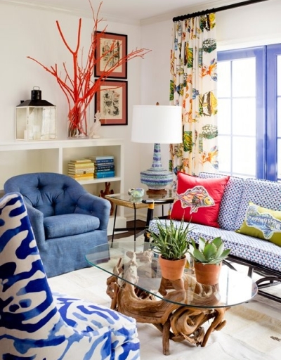 colorful coastal rooms