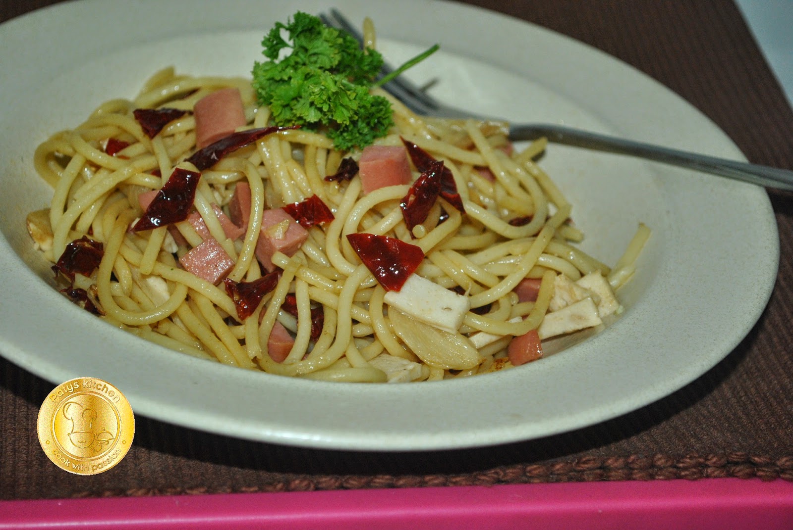 Resepi aglio olio ayam