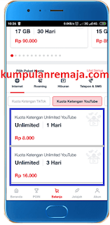 Cara Membeli Kuota Ketengan Unlimited dengan Aplikasi MyTelkomsel