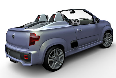 Novo Fiat Uno Uno Cabrio e Roadster Concept Convertible Sporting