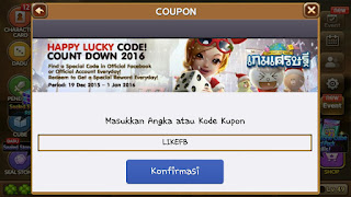 Coupon Code di LINE Let's Get Rich