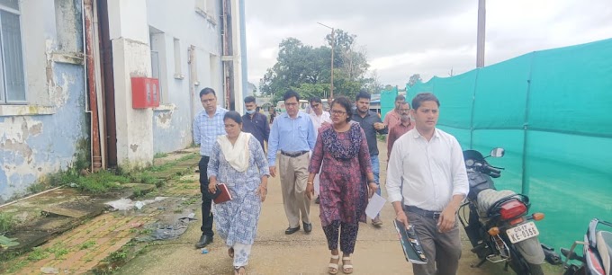 कलेक्टर ने जिला चिकित्सालय का किया निरीक्षण,स्वास्थ्य सुविधाओं में सुधार हेतु दिए आवश्यक निर्देश