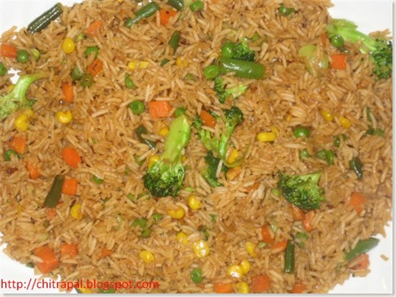 Chitra Pal Chinese Veg fried Rice