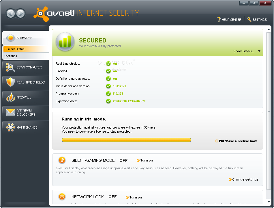 Avast internet security final 2011 - Descargar Gratis