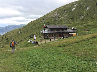 Approaching Rifugio Rino Olmo.