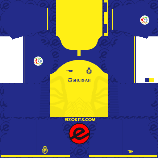 Al Nassr DLS Kits 2022-2023 Duneus - Dream League Soccer Kits 2019 (Home)