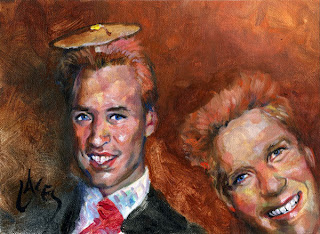 Prince harry and William portrait by new celebs wallpapers