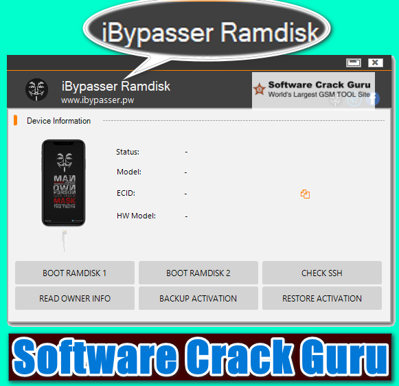 Download iBypasser Windows RAMDISK V1.0 Bypass Passcode, Disable (iOS 11 – 15.x) no jailbreak