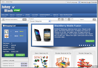 JohnyBlackstore Template
