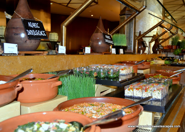 appetizers in Liwan Rotana