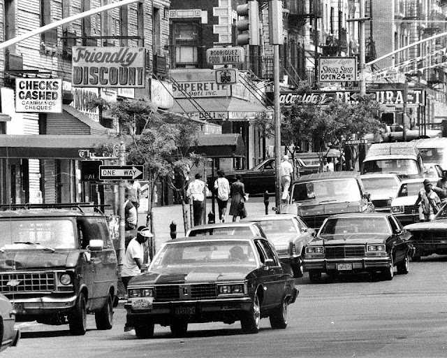 Broadway at 150th to 151st Streets, New York City in 1986, randommusings.filminspector.com