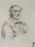 Portrait of Nicolas Fabri de Pieresc by Claude Mellan - Portrait Drawings from Hermitage Museum