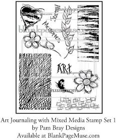 http://blankpagemuse.com/art-journaling-mixed-media-stamps-set-1-pam-bray-designs-pb006/