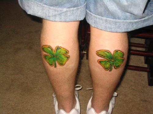 Celtic Clover Tattoos shamrock tattoo pictures. free tattoo picture