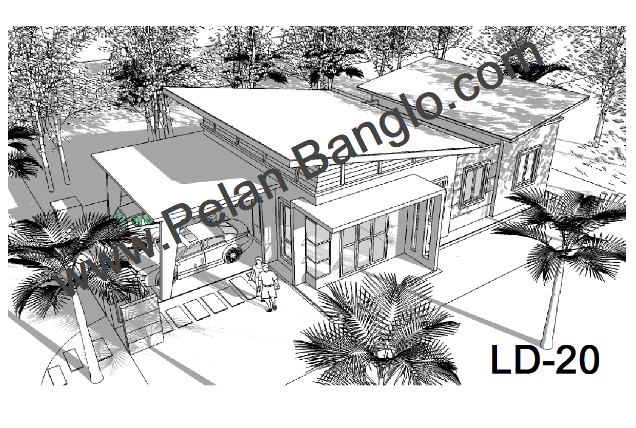 IDEA RUMAH IDAMAN ANDA (IDEA DESIGN BUNGALOW) + ( PELAN 