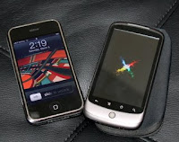 photo of iphone 2g and google phone or android nexus one phone