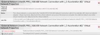 Virtual Network Settings