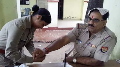 Vishnu Kant Celebrates Rakhi Female Police Constables