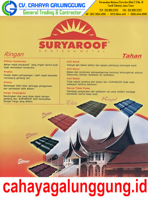 Brosur Dan Harga Genteng Metal Surya Roof