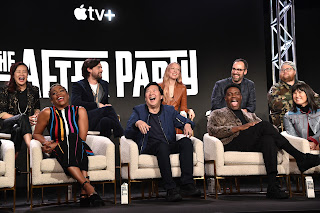 Cast from “The Afterparty” Season 2 speaks at the Apple TV+ 2023 Winter TCA Tour at The Langham Huntington Pasadena