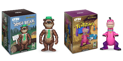 San Diego Comic-Con 2019 Exclusive Hanna-Barbera Grin Vinyl Figures by Ron English x MINDstyle Worldwide – Yogi Bear & The Flintstones