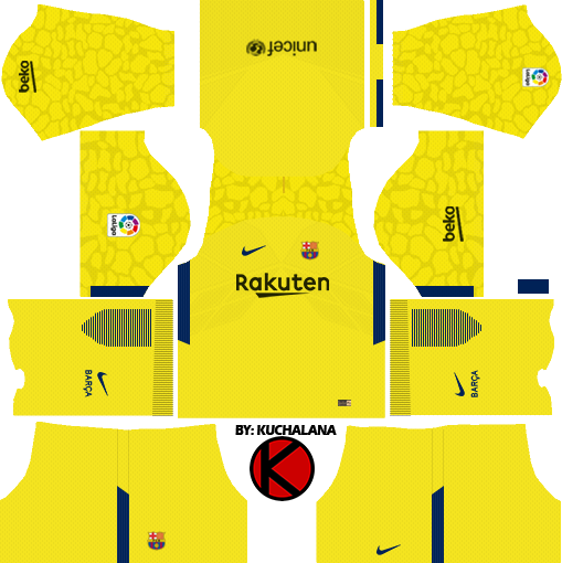 Barcelona Nike Kits 2017 2018 Dream League Soccer Kuchalana