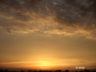 sunset and clouds