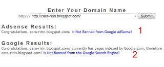 Cara Mengetahui Blog yang di Banned Google