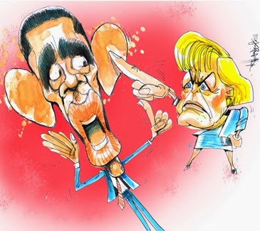 merkel y obama