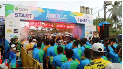 Bangkitkan aktivitas sport tourism di Jawa Barat, Bank bjb Dukung Penyelenggaraan Jabar International Marathon 2022