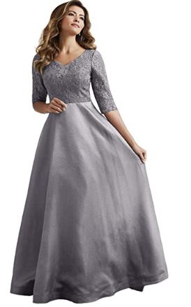 The Bride Dress 2021 Long Sleeve Lace Prom Gown - for Women with Pockets