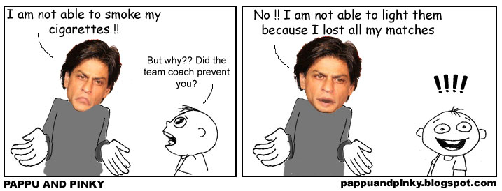 Poor plight of Shah Rukh