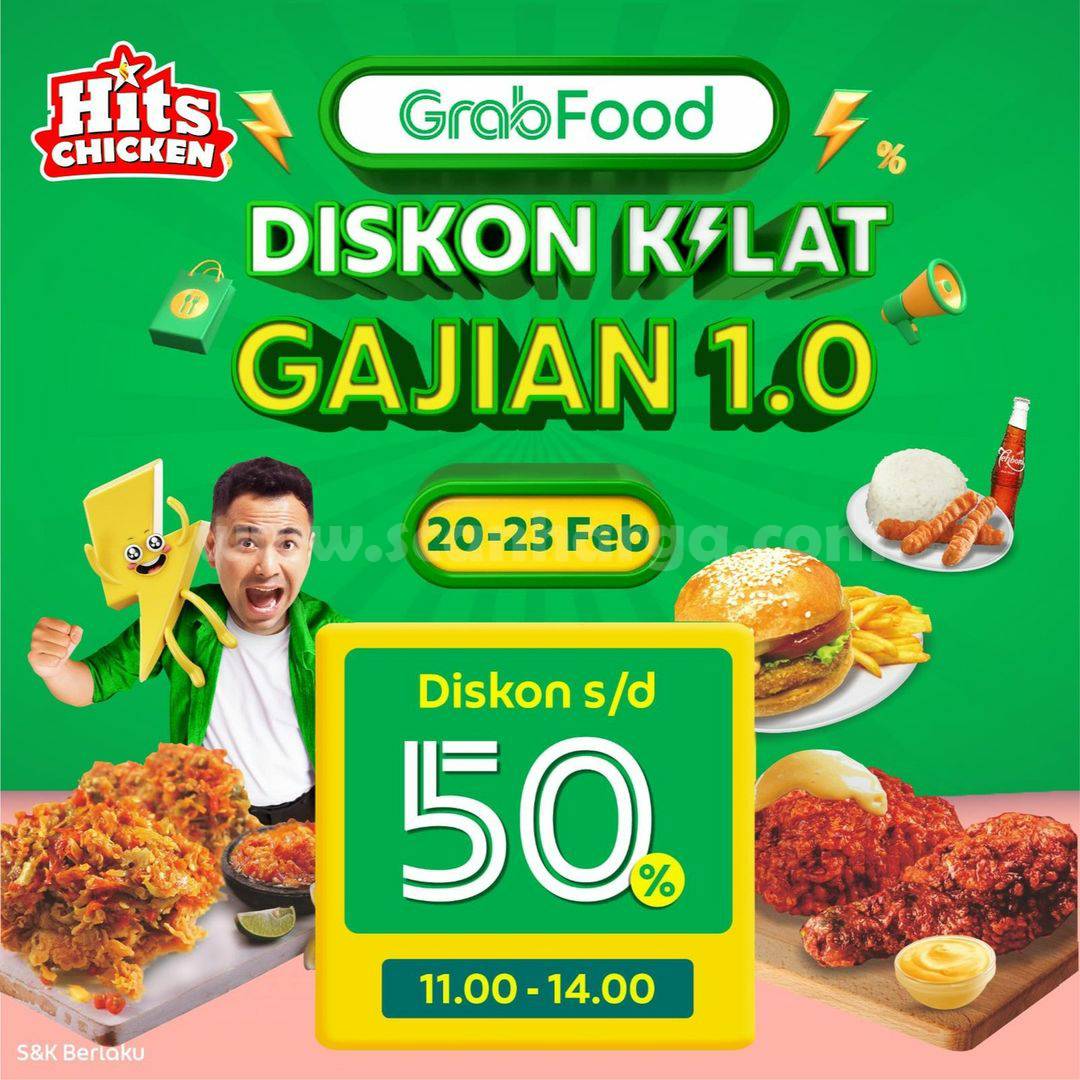 Promo Hits Chicken Flash Sale Gajian 1.0 – Diskon hingga 50%