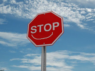 Happy Stop Sign