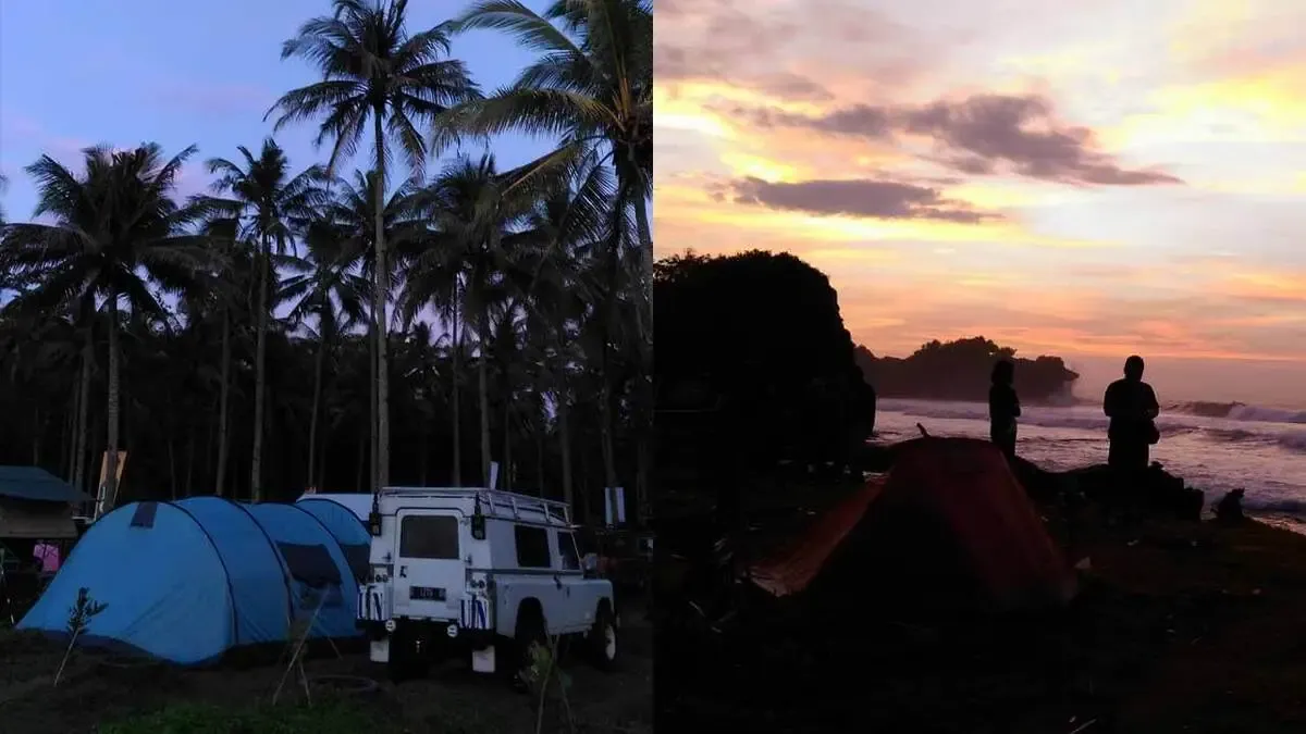 Camping Pantai Karang Seugeuh Madasari