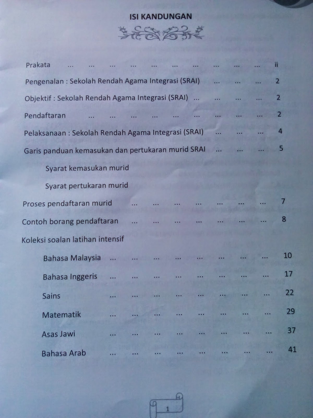 Contoh Soalan Ujian Kemasukan Ke Sekolah Menengah Agama