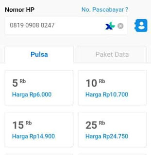paket data di dana