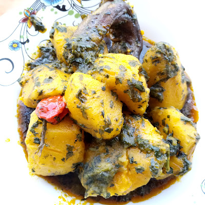 turning coco - cocyam poridge - 12 delicious low-cost Cameroonian meals for lunch/dinner