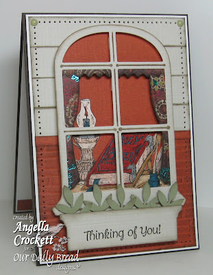 ODBD Exclusive Spellbinders Window Die, "The Word of God", "Mini Tags 1" Designer Angie Crockett