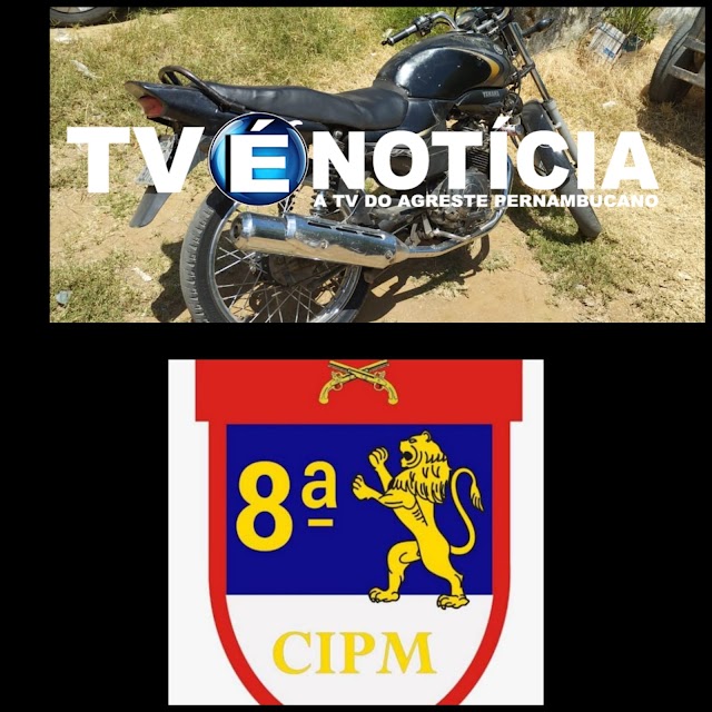 MOTO E APREENDIDA POR ADULTERAÇÃO NO MOTOR NA CIDADE DE ALAGOINHA 