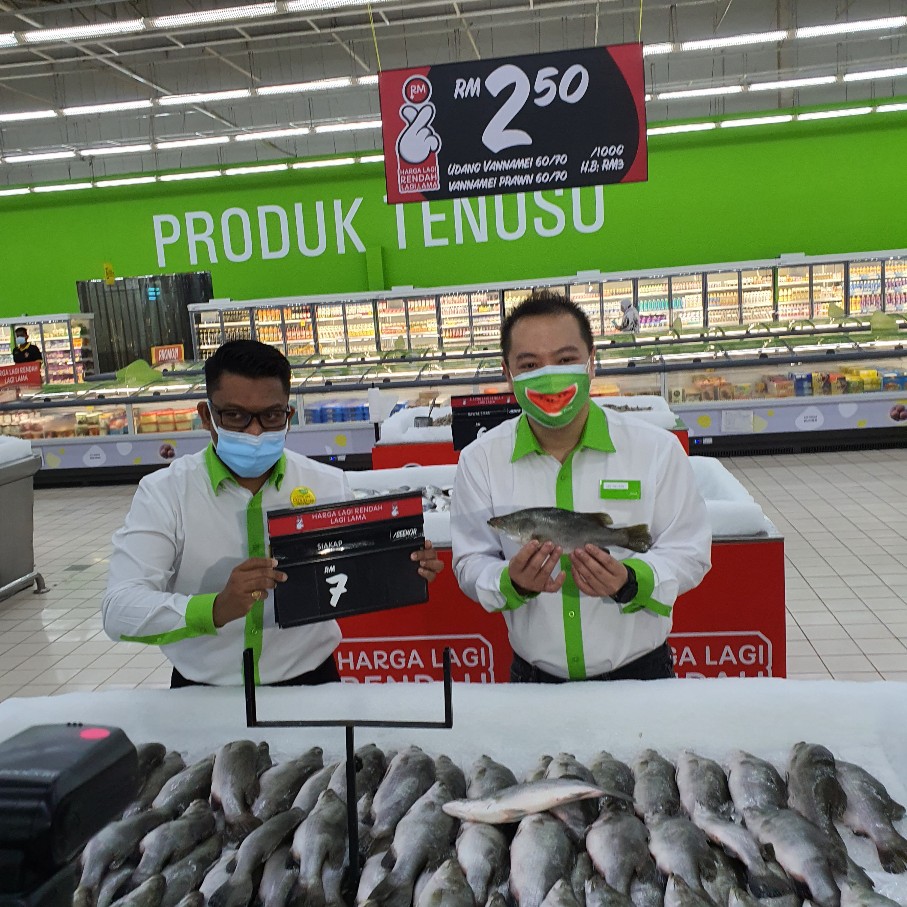 giant harga lagi rendah lagi lama, siakap rm7 seekor,