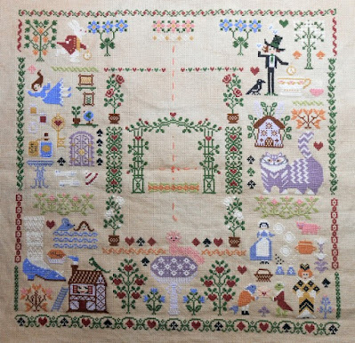 OwlForest Embroidery: Alice in Wonderland SAL part16 全体