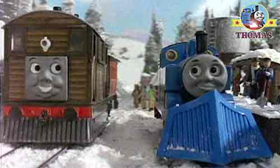 Thomas and friends Toby the train tram engine with Henrietta coach hot drinks and childrens cakes